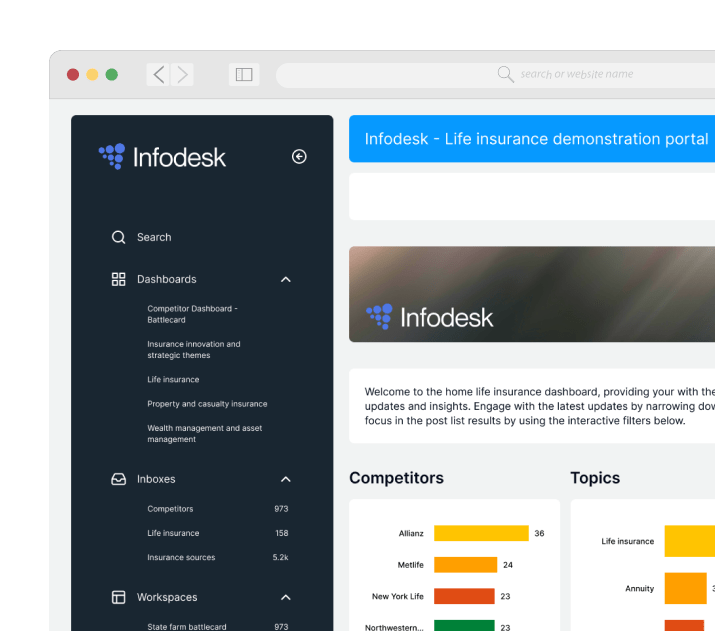 Platform screenshot